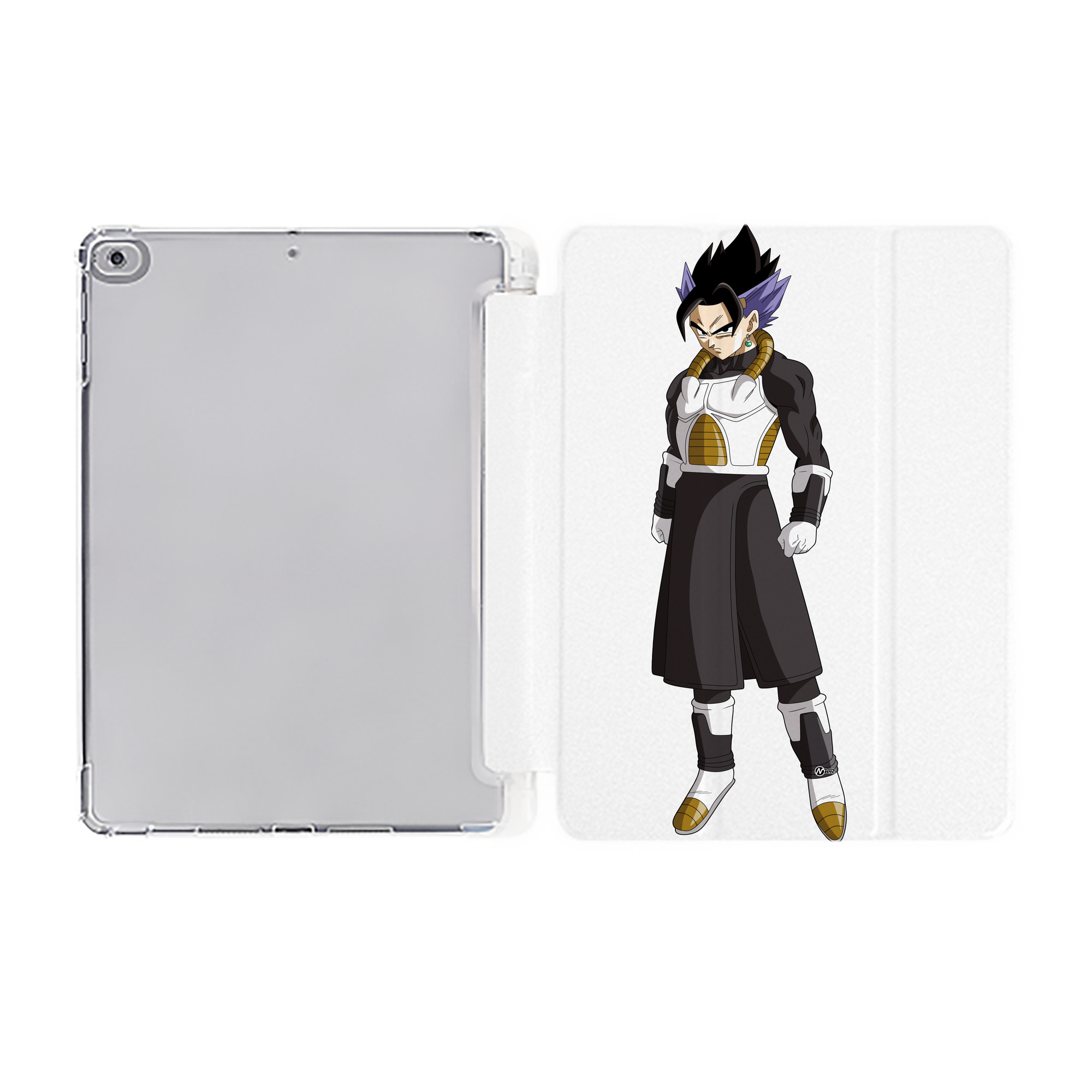 （画像用） ドラゴンボール ベジット DRAGON BALL Vegetto IPad ケース ペン収納付き 三つ折りスタンド PUレザー×シリコン 対応機種9.5/10.5/10.9インチ